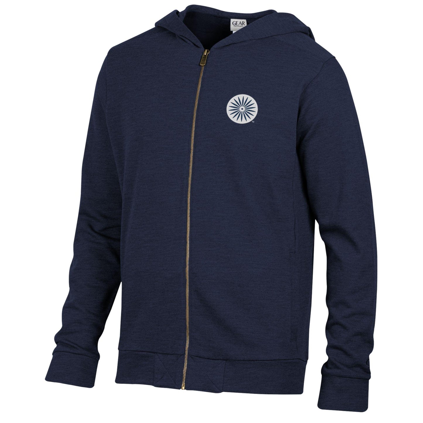 Terrace Navy Hartford French Terry Full Zip