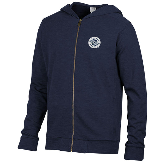 Terrace Navy Hartford French Terry Full Zip