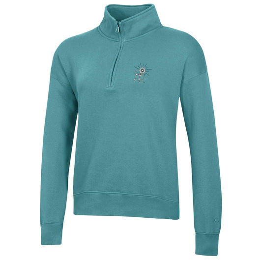 Terrace Women's Aqua Tonic Quarter Zip Fleece