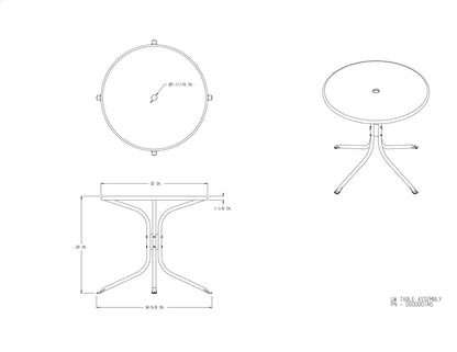 White Terrace Table