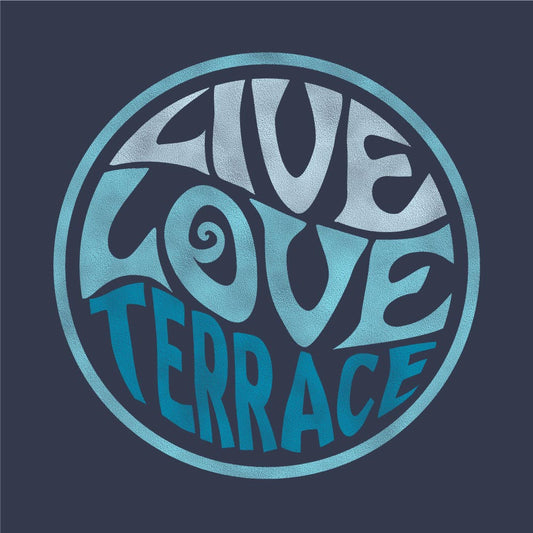 Navy Live Love Terrace Hoodie