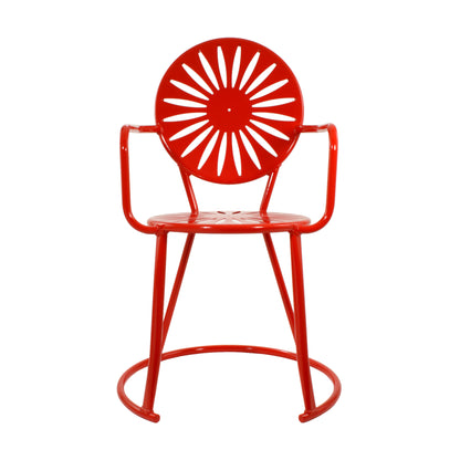 Red Terrace Chair with Arms