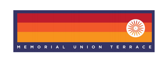 Memorial Union Terrace Stripes Bumper Sticker