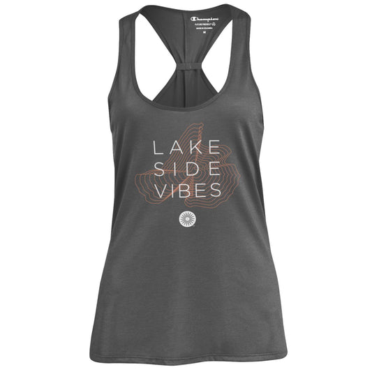 Lake Side Vibes Women's Champion Eco Swing Tank