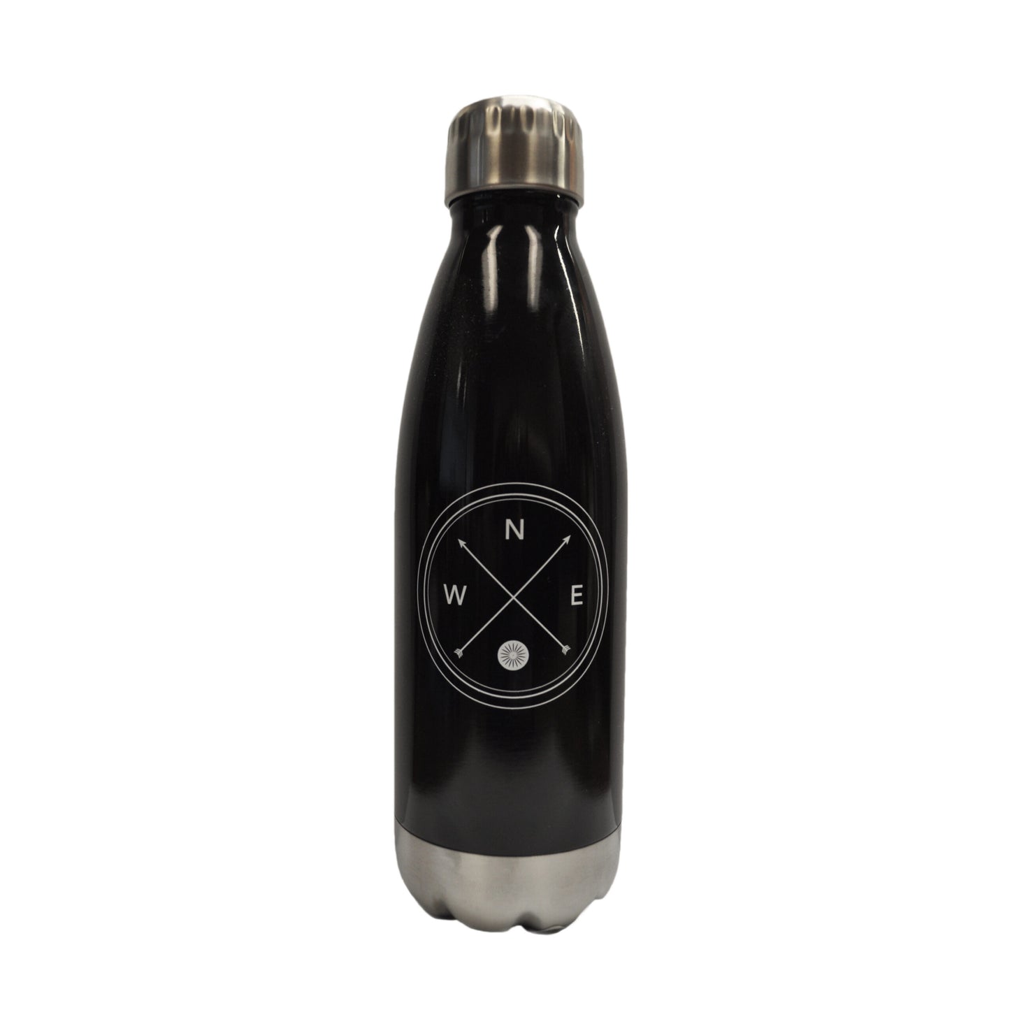 Wisconsin Union Compass Stainless Steel Vacuum Bottle
